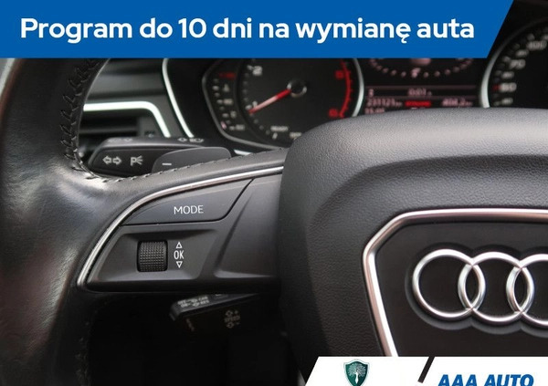 Audi A4 cena 70000 przebieg: 231114, rok produkcji 2016 z Kutno małe 301